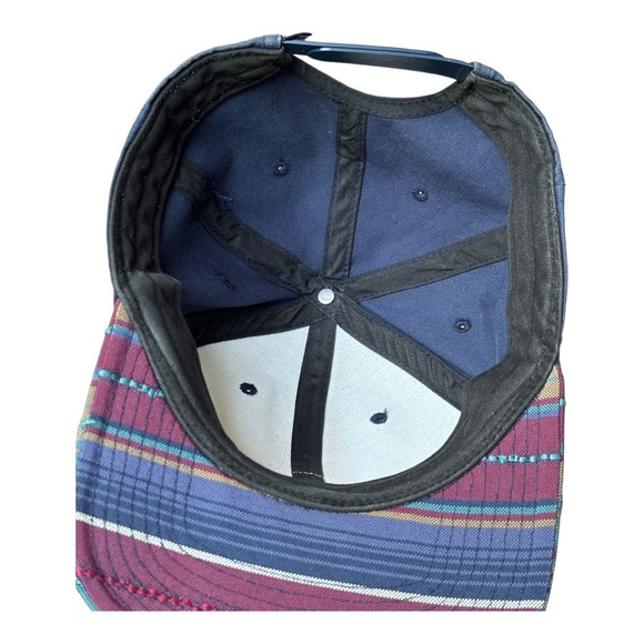 Vans “Off The Wall” ALLOVER IT snapback hat with 6-panel cotton Navy Crown | OS - Picture 11 of 13